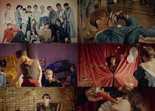 세븐틴, 자체 매거진 'GOING' 단체 필름 공개…열정으로 완성