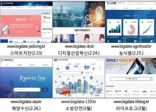 과기정통부, 6개 분야 빅데이터 플랫폼 서비스 시작