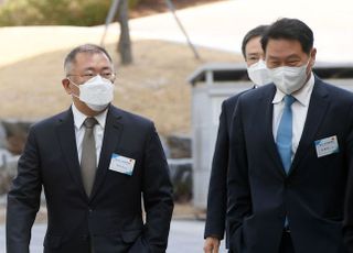 정의선, 수소경제 광폭행보…최태원·최정우와 '한국판 수소위원회'