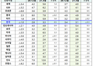 OECD, 韓 경제성장률 3.3%로 상향 조정…"코로나 충격 최소화"