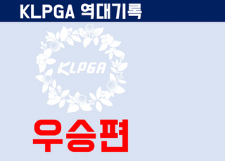 2021시즌 주목할만한 KLPGA 역대기록 ‘우승편’