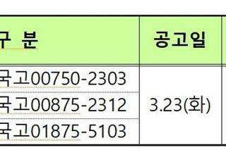 정부, 26일 6000억원 규모 국고채 발행