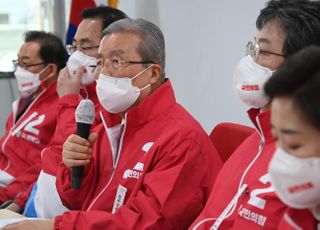 &lt;포토&gt; 서울선대위 위원장단회의 발언하는 김종인