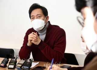 [4·7 재보선] 오세훈 "박영선 10만원 공약, 거짓 가능성"…대학생들 앞 직격