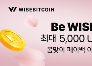 와이즈비트코인, 봄맞이 두번째 이벤트…최대 5000 USDT 페이백