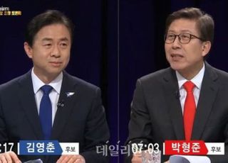 [4·7 재보선] 박형준 "선거 불복 밑자락 까나" vs 김영춘 "공인으로서 자세 흐트러져"