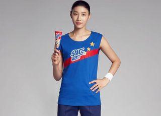 롯데제과 월드콘, 광고모델로 ‘배구여제’ 김연경 발탁