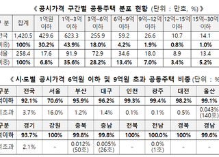 올해 공동주택 공시가격 19.05% 상승…시장 반발에 0.03%p↓