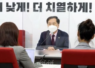 김기현, 취임 후 첫 간담회…"코로나 백신 문제가 최우선" 강조