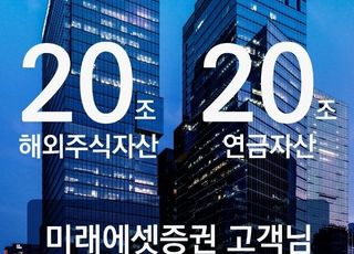 미래에셋증권, '해외주식·연금자산' 동시에 20조 달성