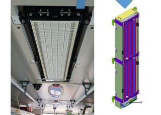 KB오토텍 '미세먼지·바이러스 제거' 버스용 고전압 공기청정기 개발