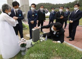 김기현, 5.18기념식 참석…"희생자들, 민주화의 주역"