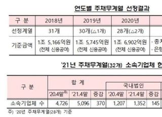 금감원, 32개 주채무계열군 선정…HMM·HDC 등 추가