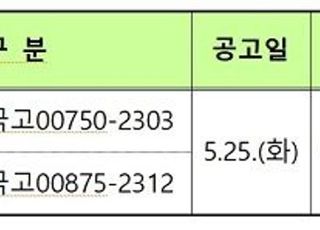 기재부, 28일 국고채 7000억원 비경쟁인수 발행