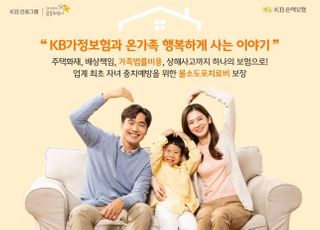 KB​손보, 주택화재와 법률비용 결합한 新가정보험​ 출시