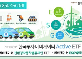 한투운용, '친환경차·ESG' 테마 주식형 액티브 ETF 2종 출시