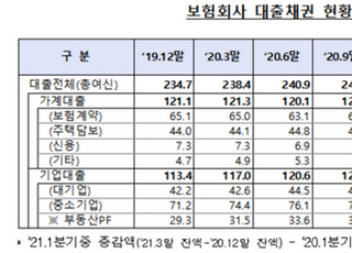 보험사, 1분기 대출채권 255조…가계대출 3조6천억↑