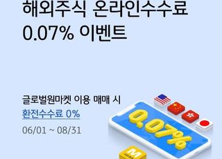 KB증권, '해외주식 온라인수수료 0.07%' 이벤트 실시