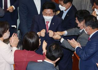 교섭단체 대표연설 마친 김기현