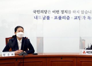 협상 테이블에 앉은 성일종-권은희, 국민의힘-국민의당 합당 실무협상단회의