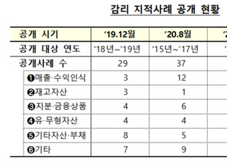 금감원, 기업 회계 오류 81건 지적…'사전 방지' DB 공개