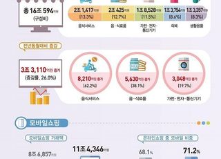 5월 온라인쇼핑액 16조594억원…역대 ‘최대’