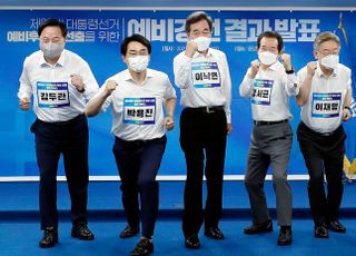 '백제 발언' 후폭풍…이재명·김두관 vs 이낙연·정세균, 영·호남 전선 구축