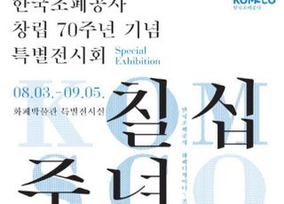 조폐공사, 창립 70주년 특별전시회 개최