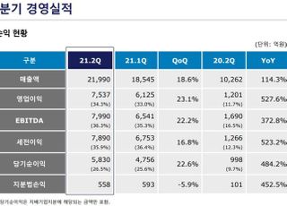 "땡큐, NB라텍스" 금호석화 2Q 영업익 7537억…분기 사상 최대(종합)