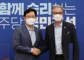 송영길 더불어민주당 대표, 주한스웨덴대사 접견