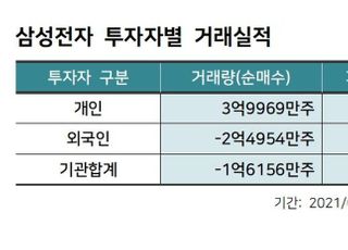 삼성전자, 순현금만 94조...반등 기다리는 개미군단