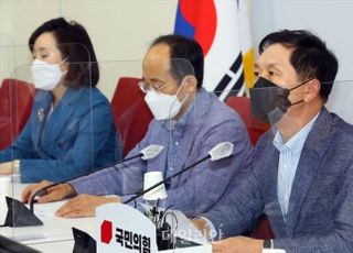 김기현 국민의힘 원내대표 기자간담회