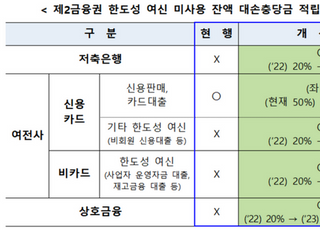 당국, 제2금융 리스크 강화…한도성여신 충당금 도입