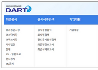 금감원, 전자공시 '다트' 개편…58종 공시정보 추가개방