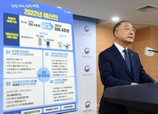 홍남기 경제부총리, 2022년 예산안 브리핑