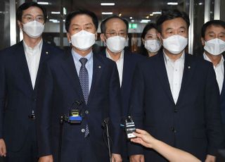 언론중재법 협의체 합의? 원내대표 회동 마친 윤호중-김기현