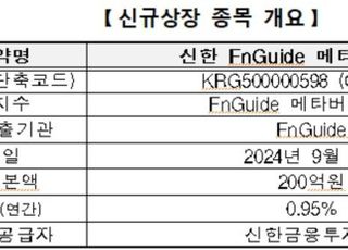 거래소, ‘신한 FnGuide 메타버스 ETN’ 3일 상장