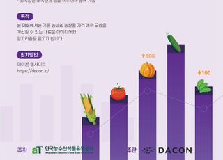 aT, 인공지능 경진대회 첫 개최…농산물 가격 예측모형 발굴