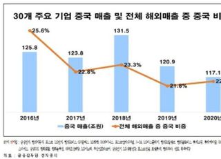 "韓 기업, 중국 법인 매출·이익률·점유율 하락 3중고...中 사업 빨간불"