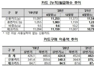 상반기 카드사 순익 1조4944억…전년比 34%↑