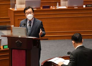 외교·통일·안보 분야 대정부질문 답변하는 김부겸 총리