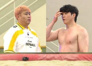 ‘1박2일’ 문세윤, 장사들 압도한 강력한 피지컬…씨름 대결 승자는?