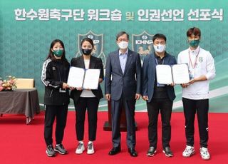 경주한수원남녀축구단, 스포츠 인권선언 선포식