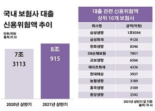 보험사 대출 리스크 8조 돌파…규제 '풍선효과'