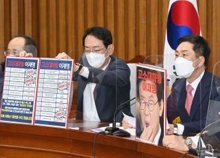 이재명 비판하는 김기현 "위선과 거짓의 가면 벗겨내겠다"