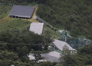 [국감 2021] 가을 태풍에 또 산사태 예고?…산지태양광 5개 중 1개 안전실태 '미흡’