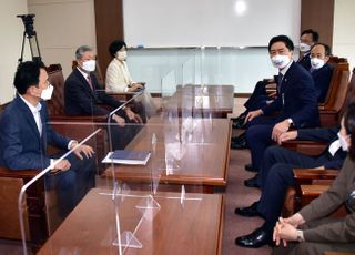 김기현 원내대표, 대장동게이트 수사 촉구 대검 항의 방문