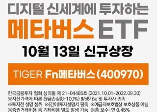 미래에셋자산운용, 메타버스 ETF 신규 상장 이벤트