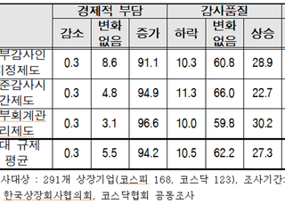 전경련 “新 외부감사법 3대 회계규제, 기업 93.4% ‘개선필요’”