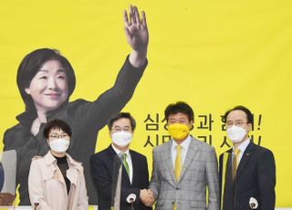 정의당 방문한 김동연 새로운물결 창립준비위원장